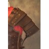Ulric Leather Shoulder Armour - Brown