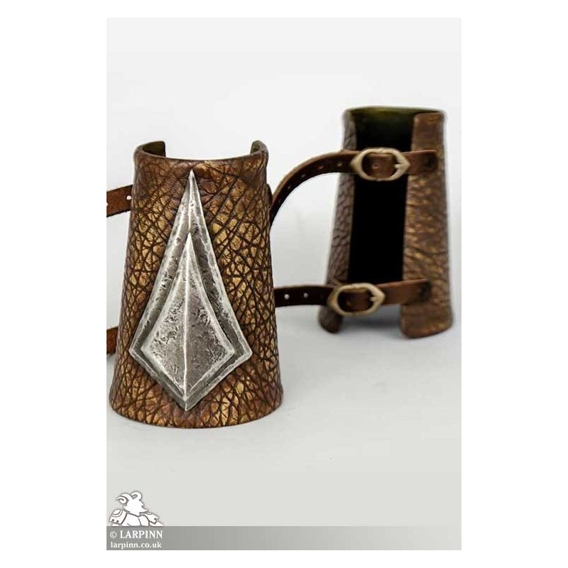 Dragonslayer Vambracers - Polyurethane Plate Armour - LARP Costume