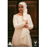 Rectangular Veil and Fillet - Cotton - LARP Costume