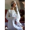Rectangular Veil and Fillet - Linen Blend - LARP Costumes