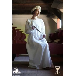 Rectangular Veil and Fillet - Linen Blend - LARP Costumes