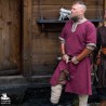 Richard Short Sleeve Tunic - Red - LARP Costumes