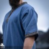 Richard Short Sleeve Tunic - Light Blue - LARP Costumes