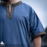 Richard Short Sleeve Tunic - Light Blue - LARP Costumes