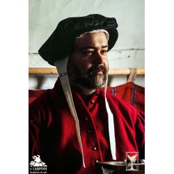 Francisco Beret - Black - LARP Costumes