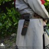 Lorey Part Scabbard - Brown - LARP Sword Holster