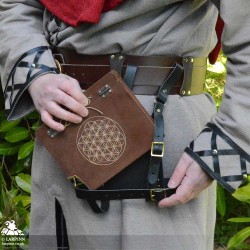 Rasvyn Book Harness - Black - LARP Costume