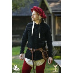Bonifacio Cotehardie - Black - LARP Costumes