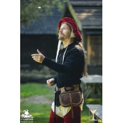 Bonifacio Cotehardie - Black - LARP Costumes