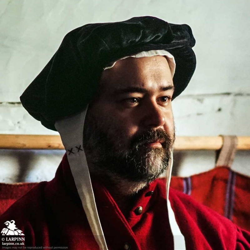 Francisco Beret - Black - LARP Costumes