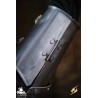 Captain Arm Protection - Plain Silver - LARP Armour - Plate