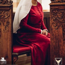 Colette Cotehardie - Overdress - Red - LARP Costumes