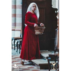 Colette Cotehardie - Overdress - Red - LARP Costumes