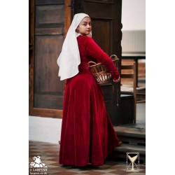 Colette Cotehardie - Overdress - Red - LARP Costumes