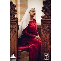 Colette Cotehardie - Overdress - Red - LARP Costumes