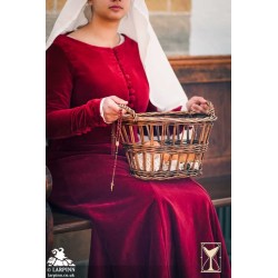 Colette Cotehardie - Overdress - Red - LARP Costumes