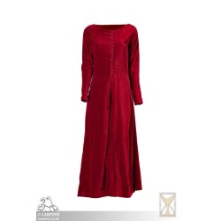 Colette Cotehardie - Overdress - Red - LARP Costumes