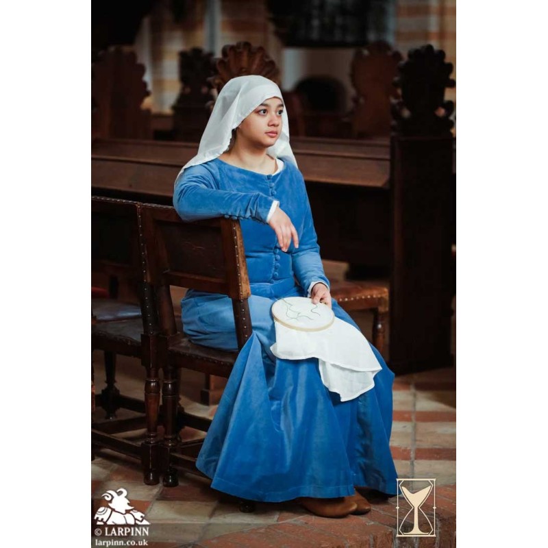 Colette Cotehardie - Overdress - Blue - LARP Costume