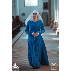 Colette Cotehardie - Overdress - Blue - LARP Costume
