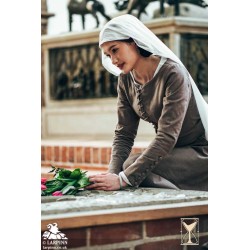 Marian Cotehardie - Overdress - Brown - LARP Costumes