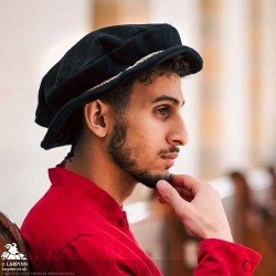 Edward Flat Hat - Black - LARP Costumes