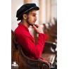 Edward Flat Hat - Black - LARP Costumes