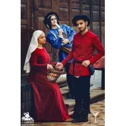 Edward Flat Hat - Black - LARP Costumes