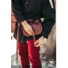 Kidney Bag - Flower Pattern - LARP Pouch - Costume