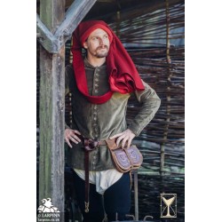 Kidney Bag - Flower Pattern - LARP Pouch - Costume