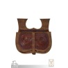 Kidney Bag - Flower Pattern - LARP Pouch - Costume