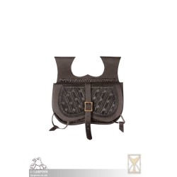 Kidney Bag - Stripes Pattern - LARP Pouch - Costumes