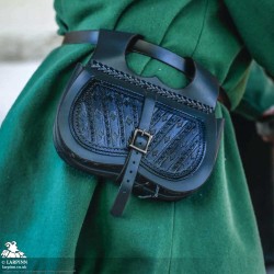 Kidney Bag - Stripes Pattern - LARP Pouch - Costumes