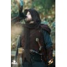 Ranger Leather LARP Shoulders - Suede - Brown - LARP Armour