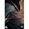 Ranger Leather LARP Shoulders - Suede - Brown - LARP Armour