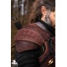 Ranger Leather LARP Shoulders - Suede - Brown - LARP Armour