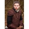 Ranger Leather LARP Shoulders - Suede - Brown - LARP Armour