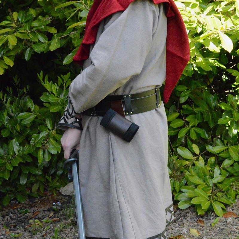 Barca Velvet-Lined Scabbard - Brown - LARP Costumes