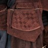 Ranger Leather LARP Tassets - Suede - Brown - LARP Armour