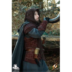 Ranger Leather LARP Tassets - Suede - Brown - LARP Armour