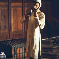 Medieval Riding Tunic - Natural - LARP Costumes