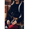 Velvet Surcoat - Black - LARP Coats