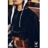 Velvet Surcoat - Black - LARP Coats