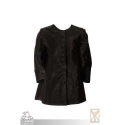 Velvet Surcoat - Black - LARP Coats