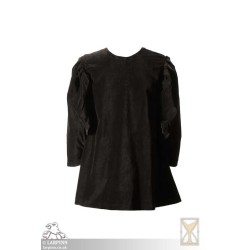 Velvet Surcoat - Black - LARP Coats