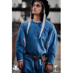 Velvet Surcoat - Blue - LARP Costumes