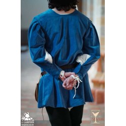 Velvet Surcoat - Blue - LARP Costumes