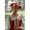 Landsknecht Hat - Red & White - LARP Costume
