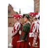 Landsknecht Hat - Red & White - LARP Costume