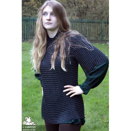 Bri Chainmail Shirt - Short Sleeve - Black