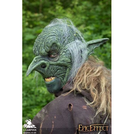 Goblin Overlord Mask - Grey Hair